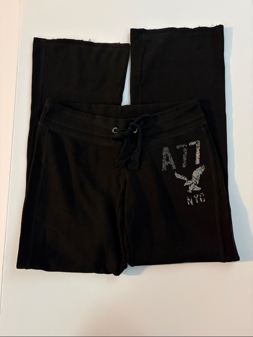 American Eagle Outfitters Black Logo Pants